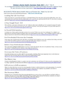 thumbnail of Mental Health Resources 05-2017