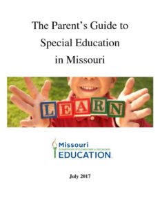 thumbnail of The Parent’s Guide to Special Education July 2017_0