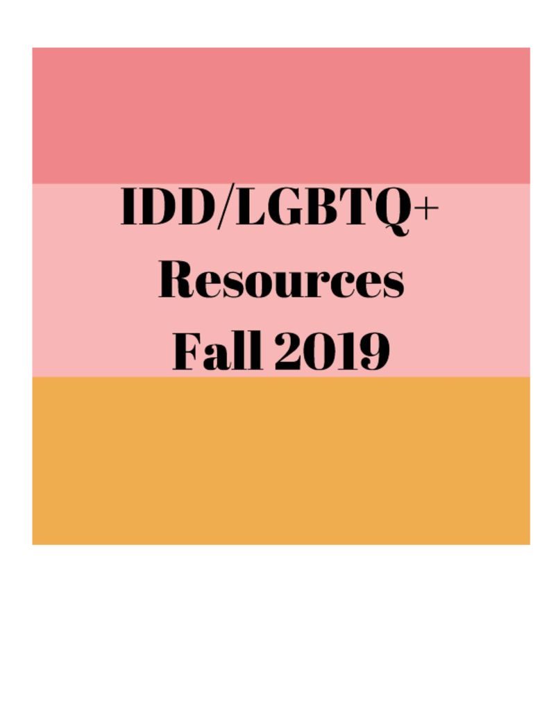 thumbnail of IDD LGBTQ resources final pdf